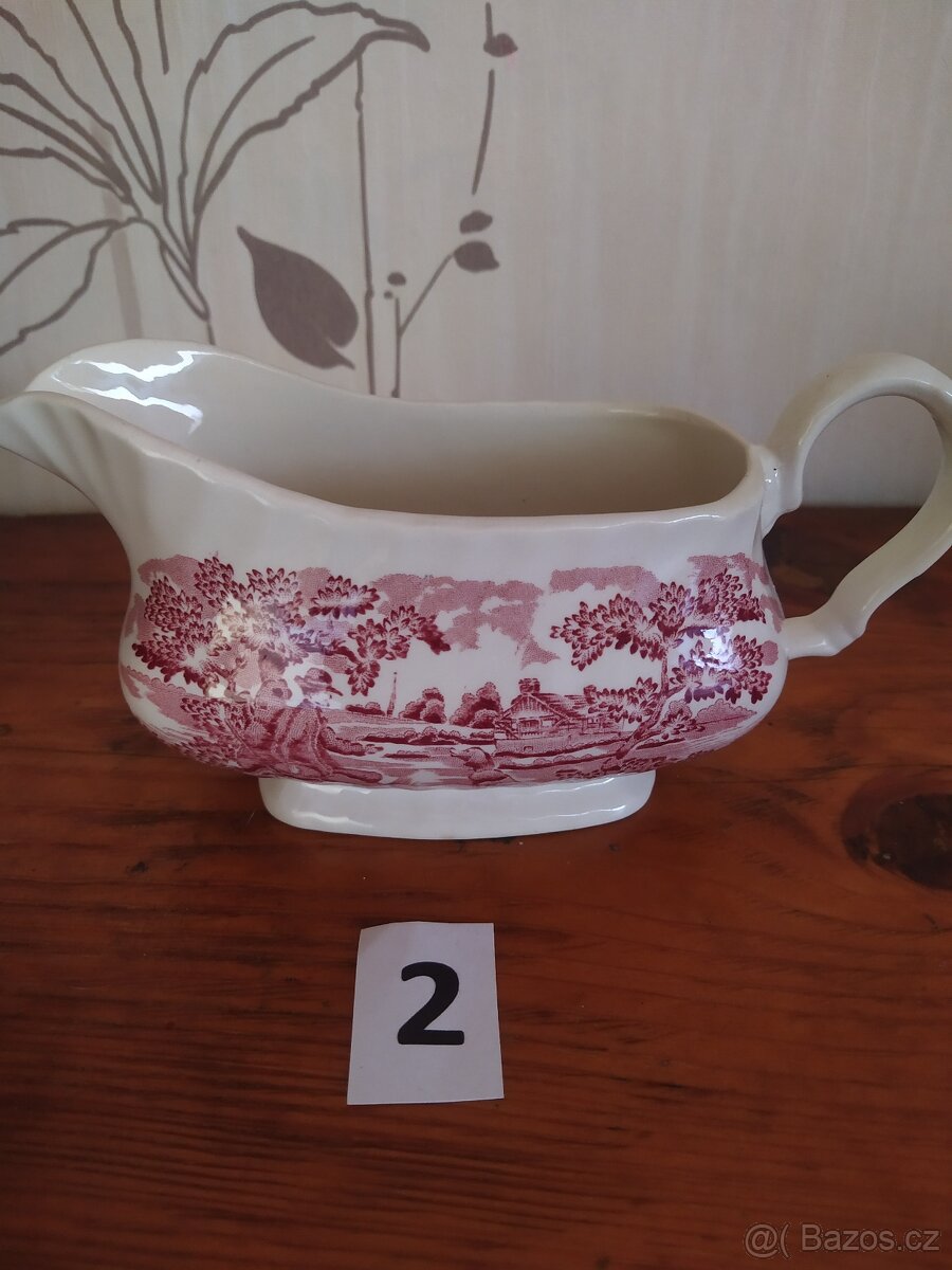 Anglický porcelán - omáčníky - 2