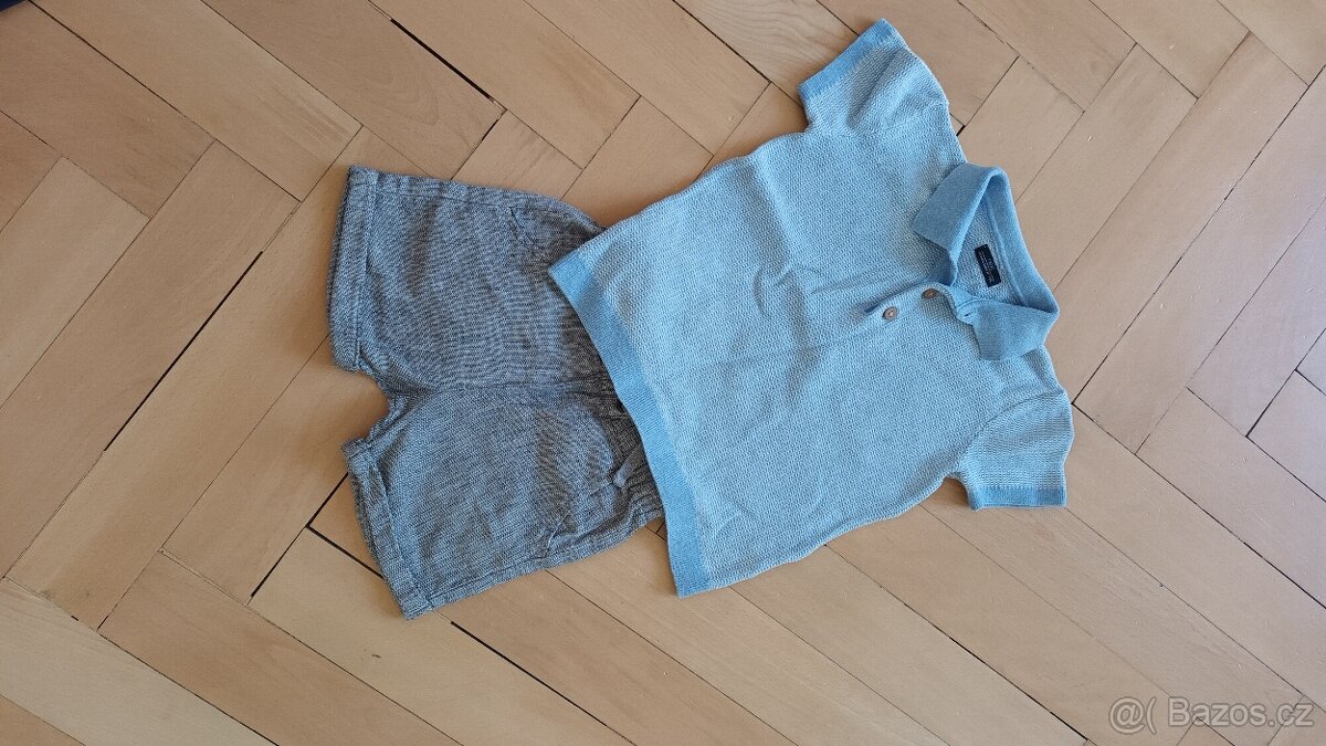 Next - set kraťásků a svetříku - vel. 86 - 2