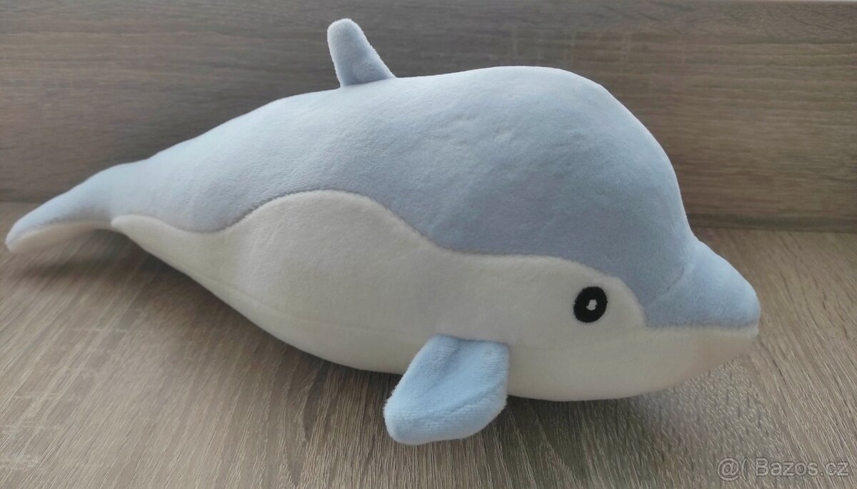 Plyšový delfín, nový - 2