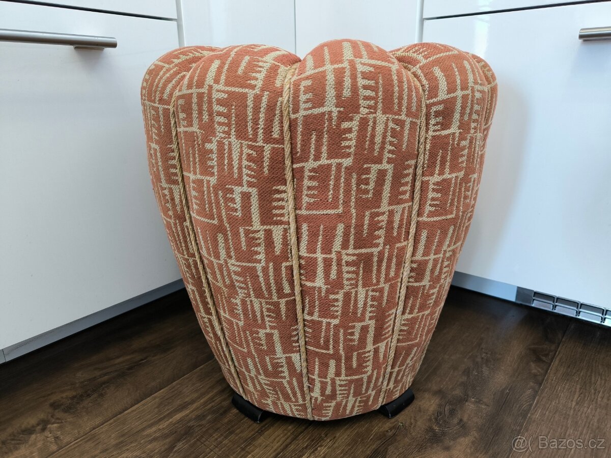 Art Deco taburet "Tulipán" - Jindřich Halabala - 2