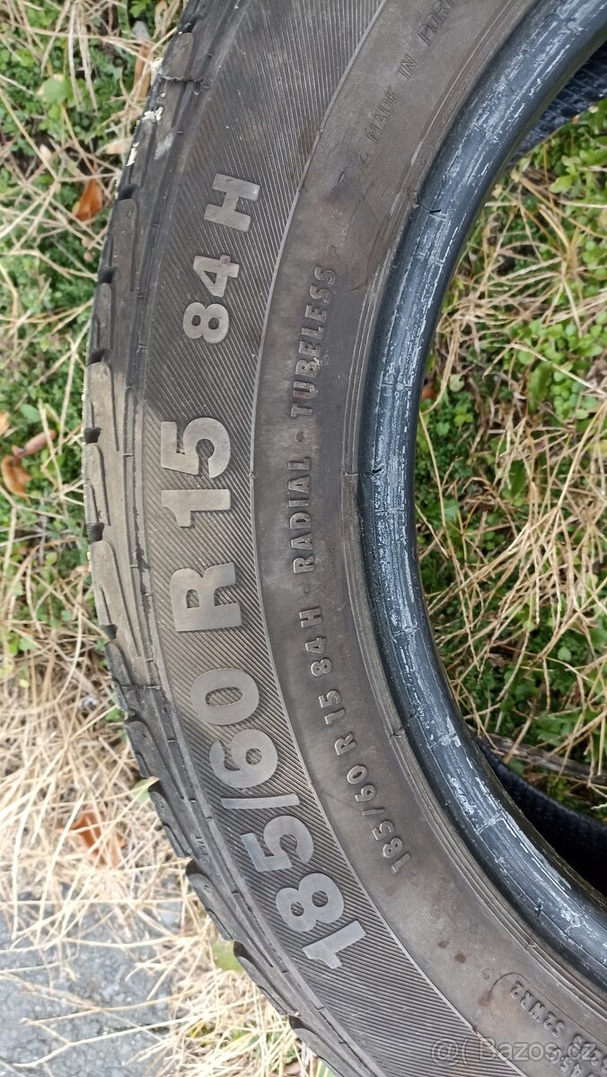 Prodám letní pneu 185/60 R15 - 2