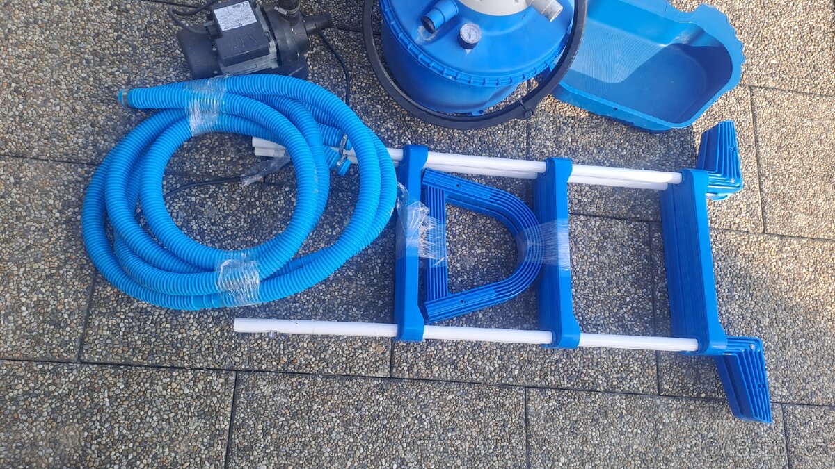 příslušenství k bazénu, filtrace, schůdky... - 2