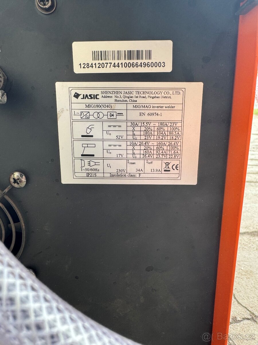 Prodám Svářečku Jasic MIG 180 - 2