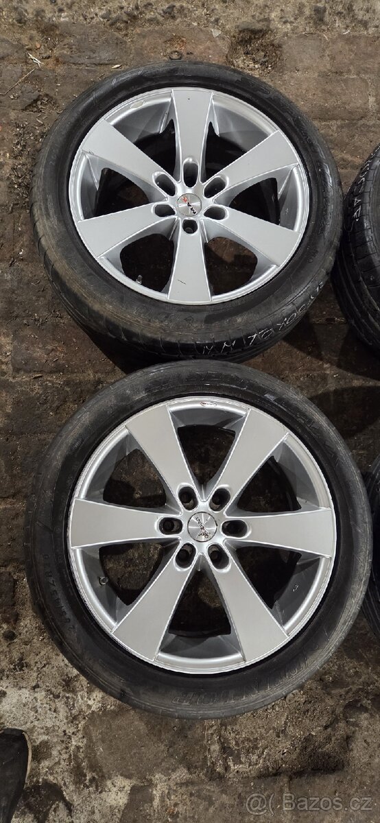 Alu kola R20 6x139,7 mak, Toyota land cruiser, letní 265/45 - 2