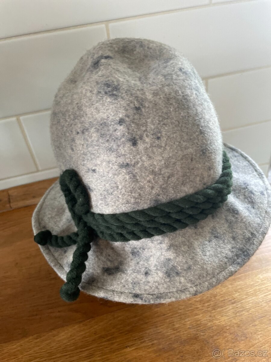 Pánský klobouk v selském, mysliveckém stylu - 2