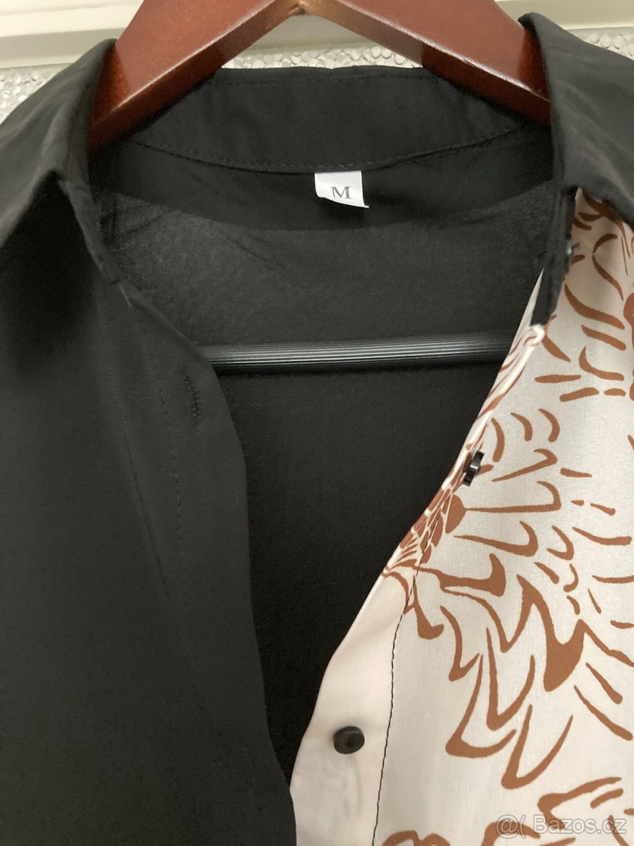 Černo bílá košile Shein - 2