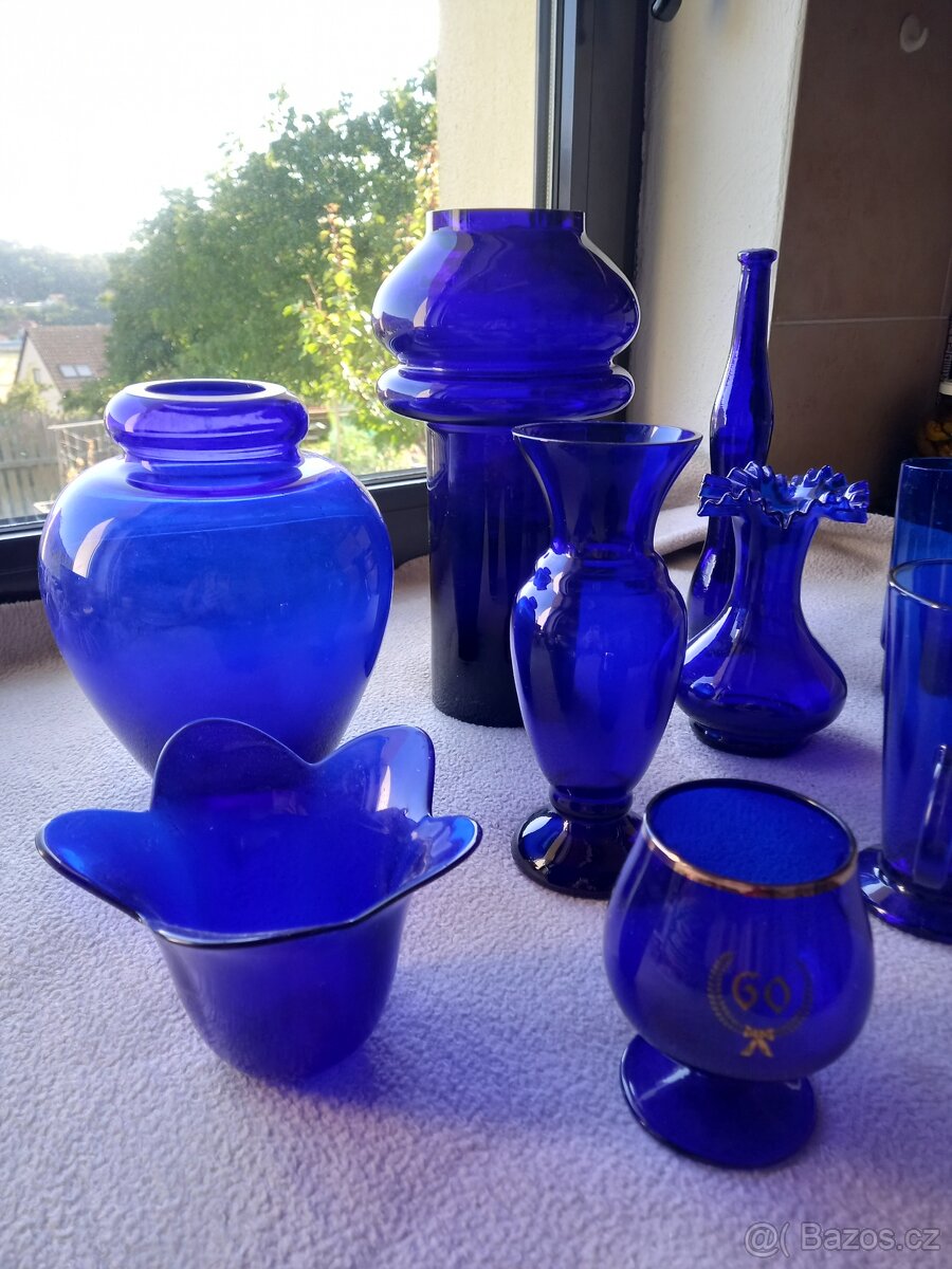 Modré sklo - 2