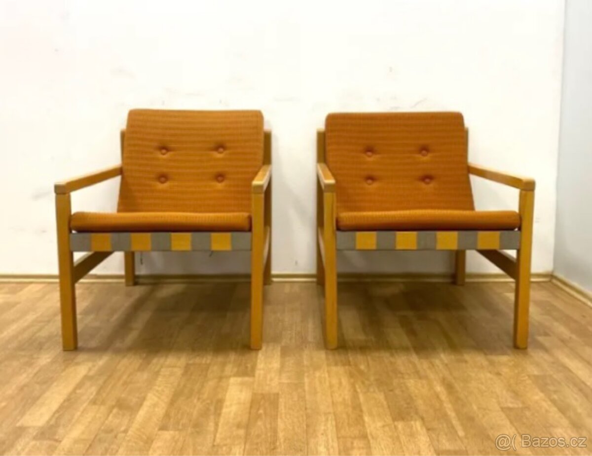 Retro křesla design 70. léta Hikor - 2