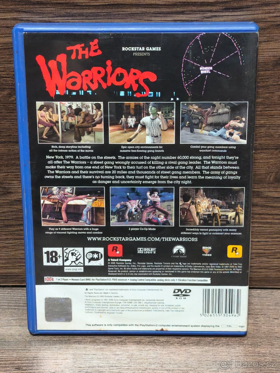 The Warriors Black label / Rockstar games / PS2 - 2