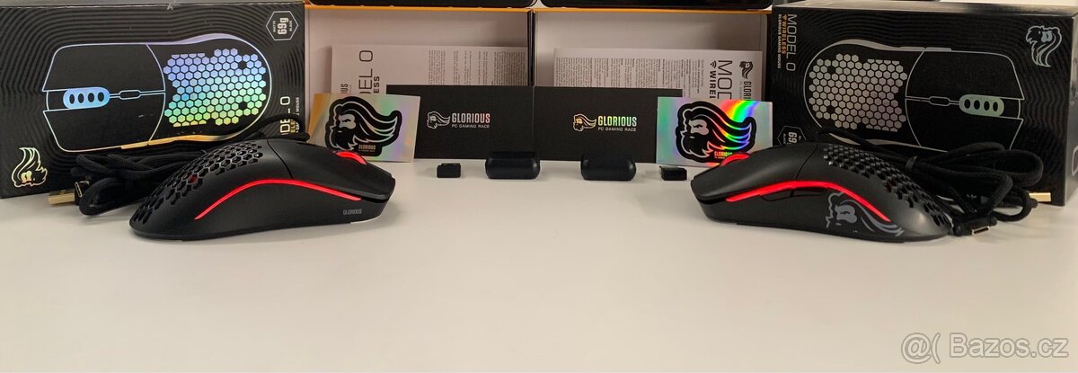 Prodám 2 myši Glorious model O wireless black - 2