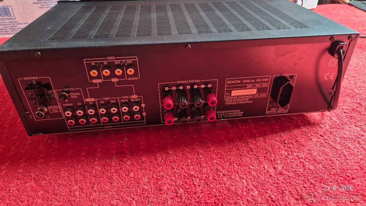 DENON DRA-275RD a DCD-635 - 2