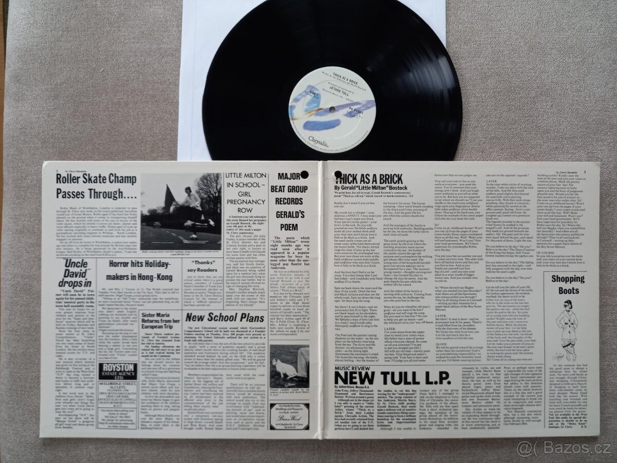 JETHRO TULL „Thick As A Brick „ /Chrysalis 1972/ rozkl. o - 2