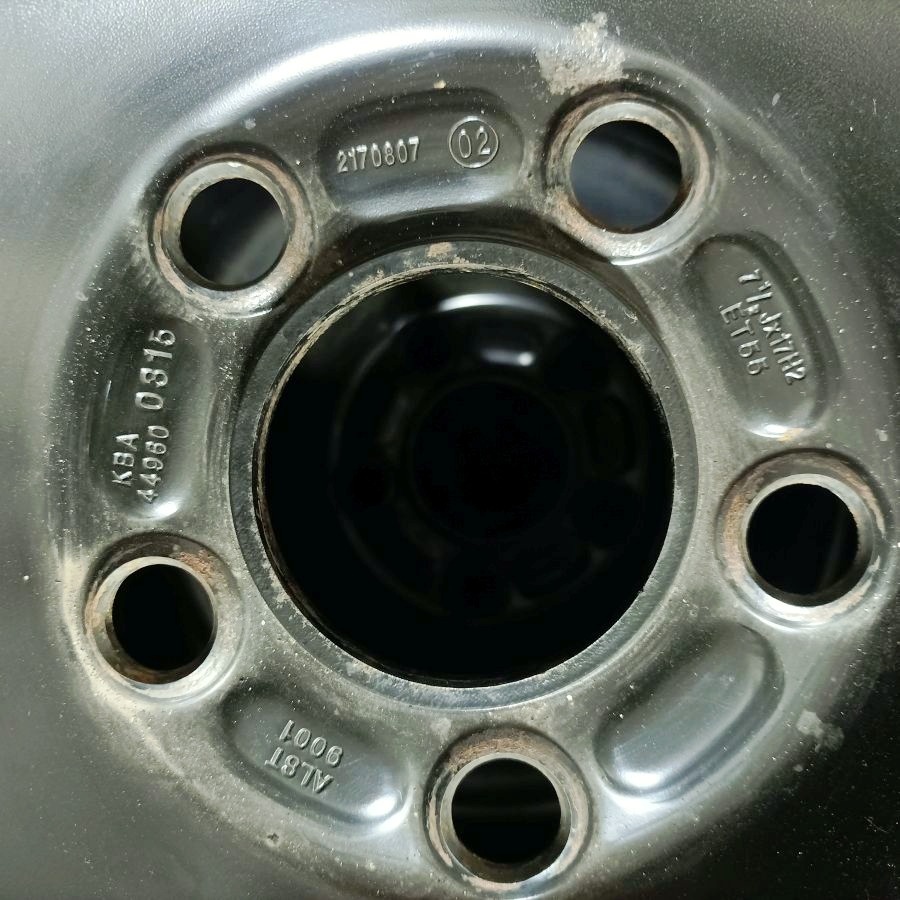 17" plechová kola – 5x108 – 7,5J x 17" ET55 - 2