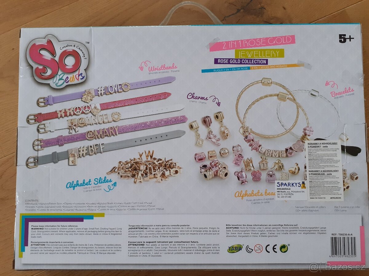 Sada náramků a náhrdelníků s písmenkami - 2