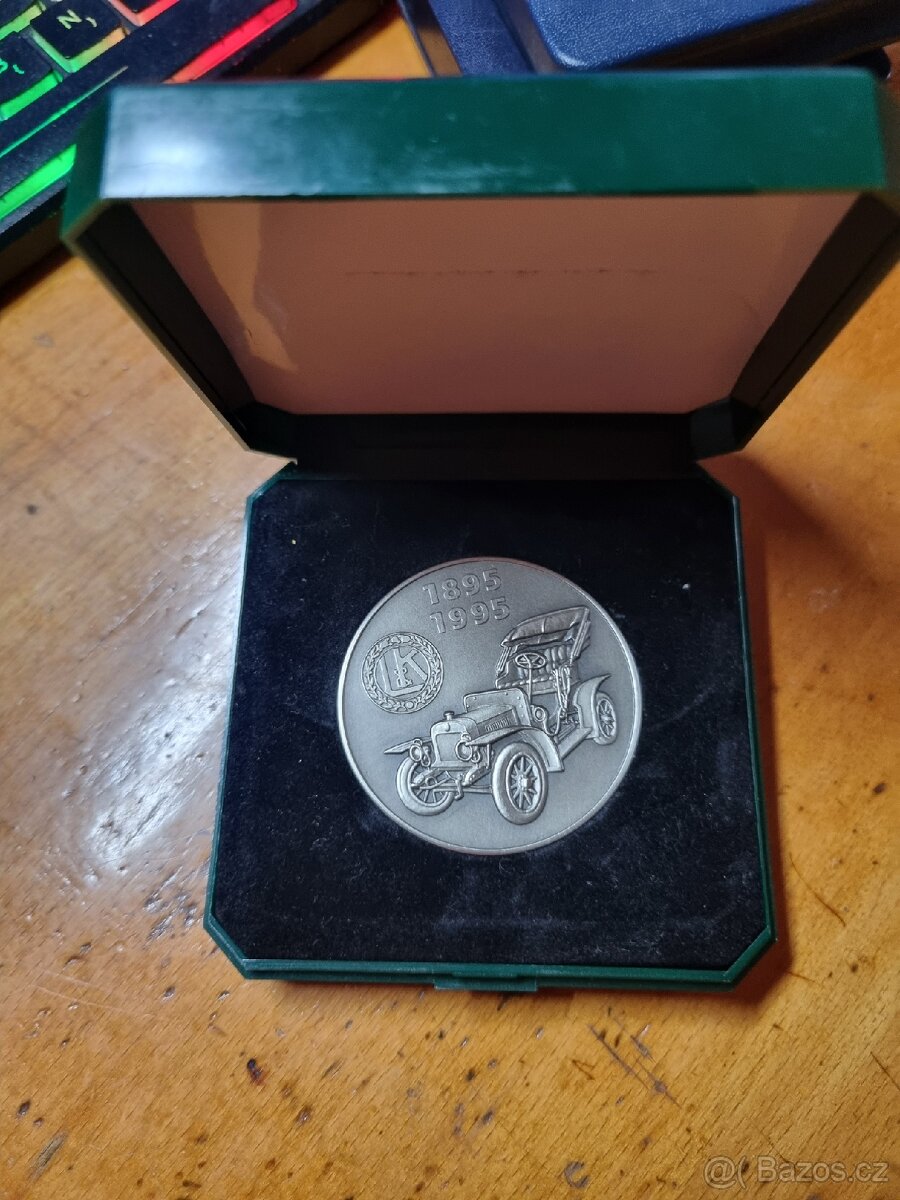 Pamětní medaile Škoda Auto 100 let (1895–1995) - 2