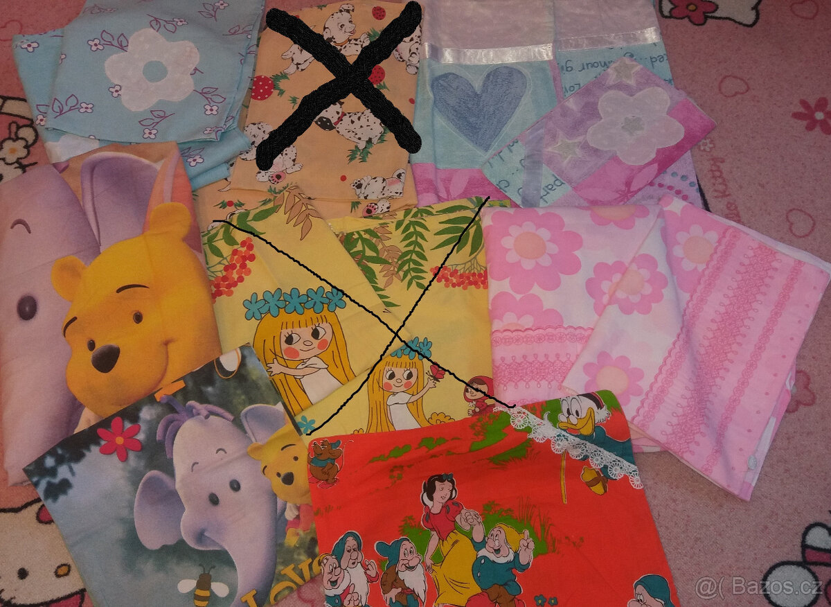 Různé dětské povlečení,ložní set,polštář - 2