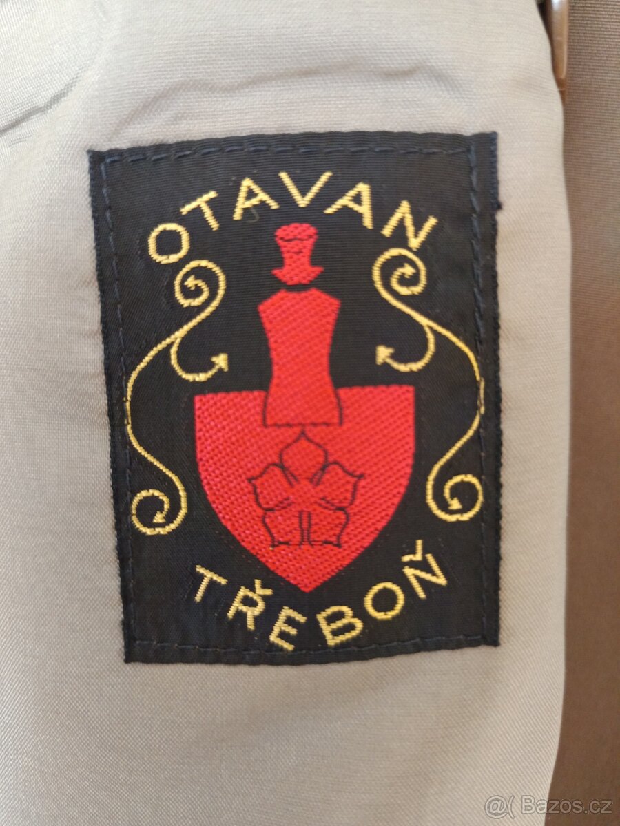 Plášť balonový pánský hnědý - 2