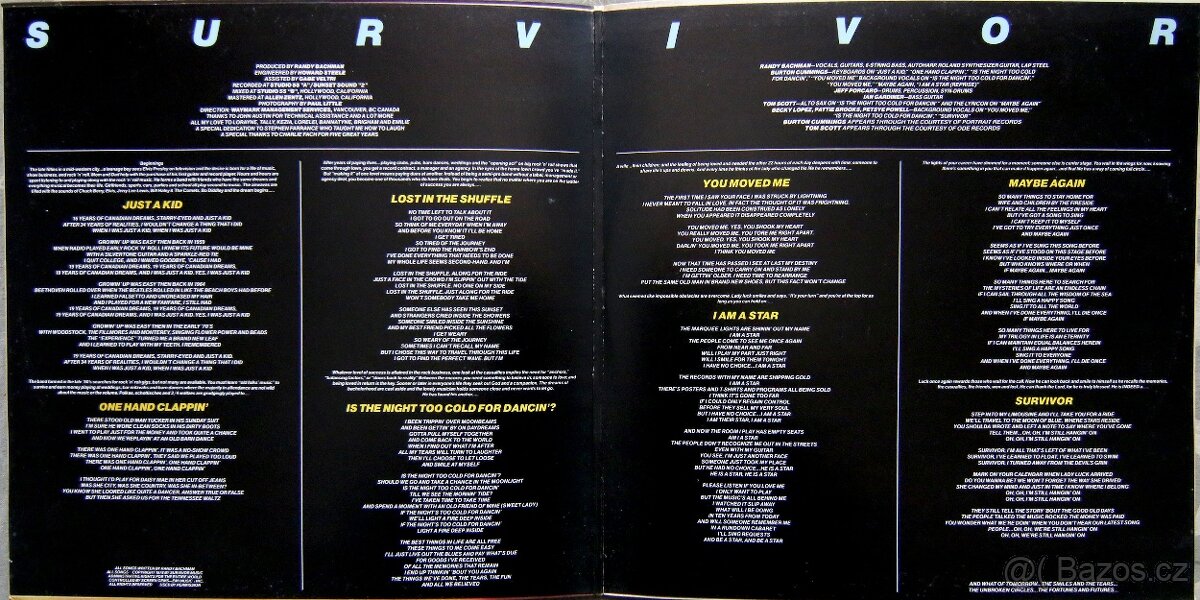 LP deska - Randy Bachman - Survivor - 2