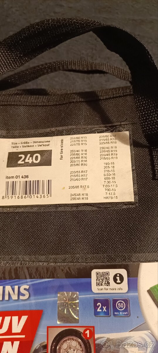 Úplně nové sněhové řetězy Compass 240 SUV/VAN - 2