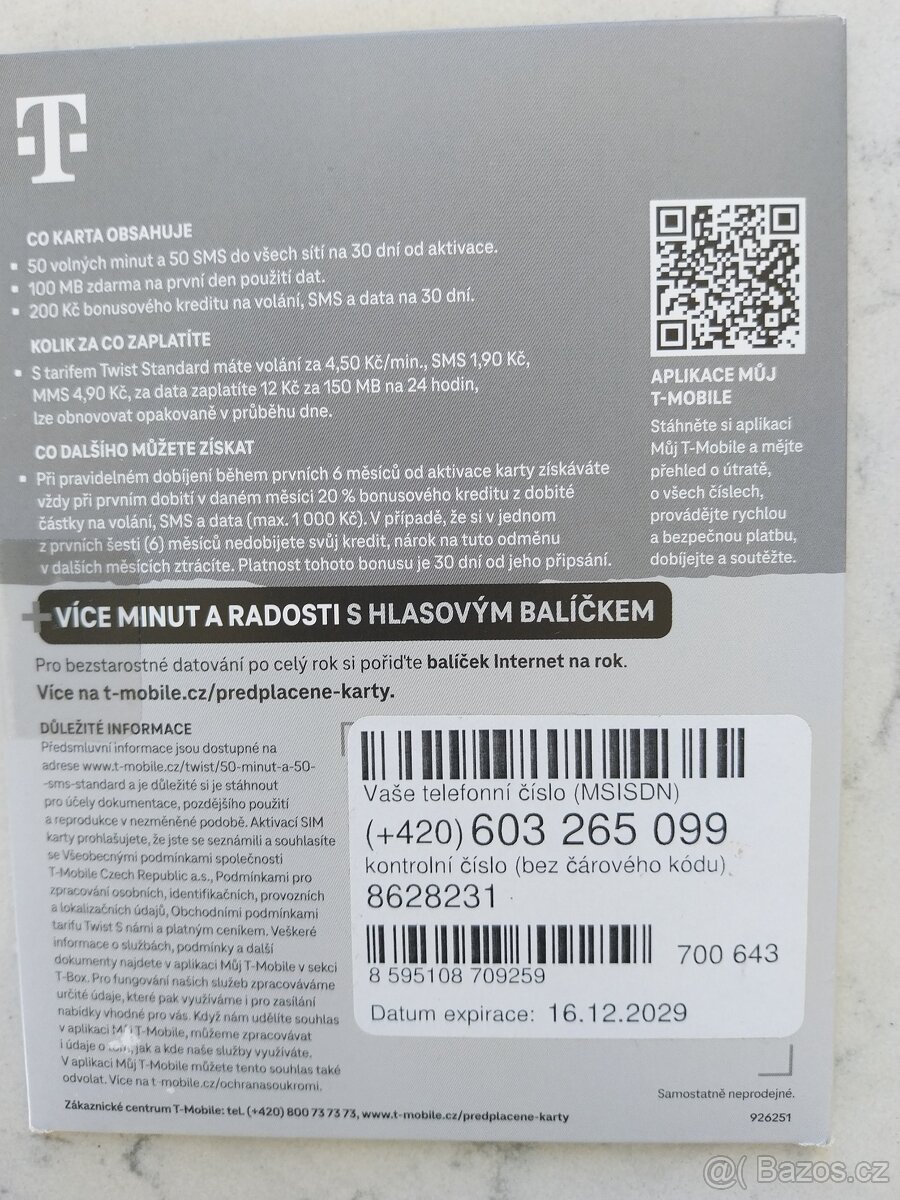 T-Mobile SIM karta - 2