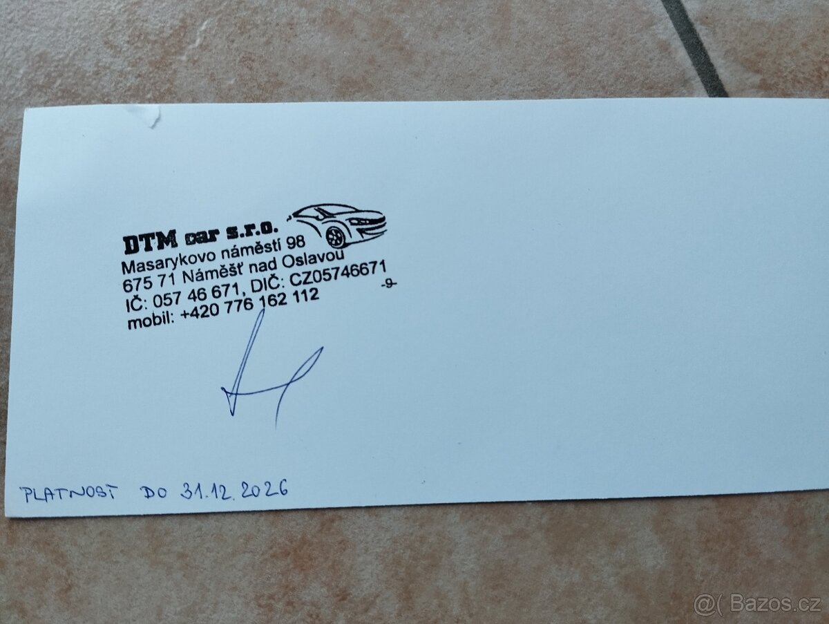 Dárkový poukaz do autoškoly - 2