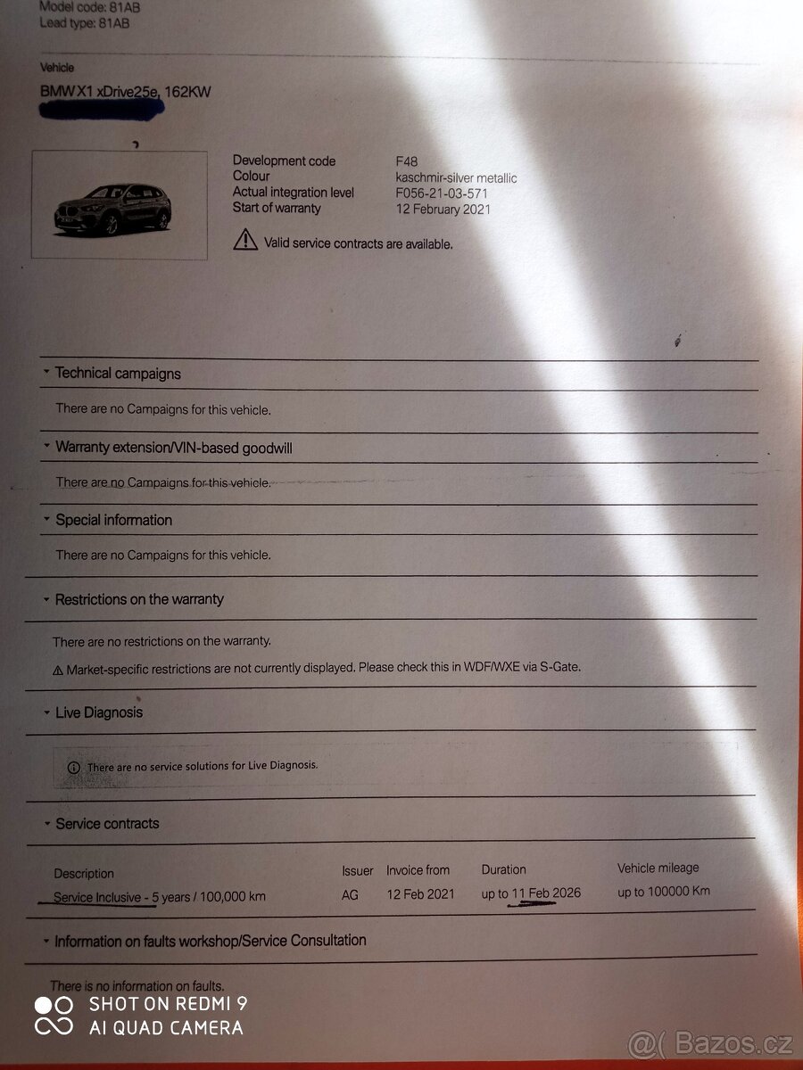 Prodám BMW X1 Xdrive25e 162 KW - Automat Plug in Hybrid - 2