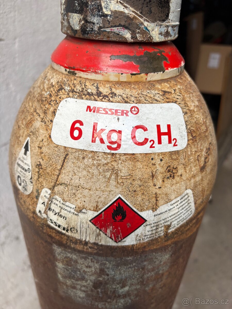 Tlaková láhev etylén - 2