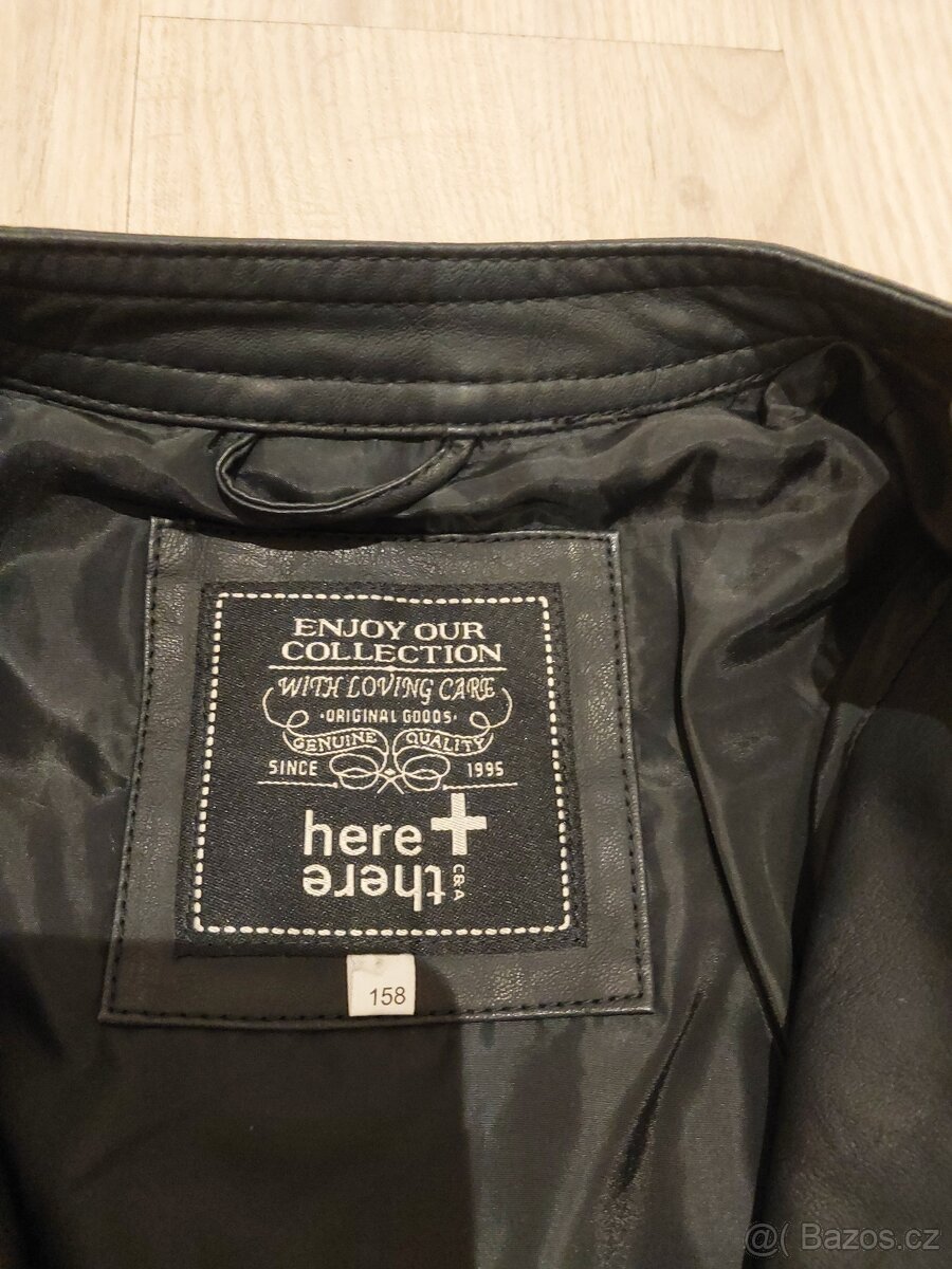 Koženková bunda CaA vel. 158 - 2