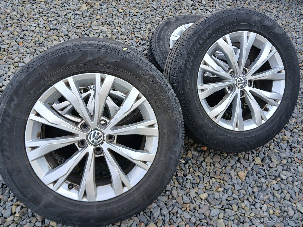 ALU kola,sada, model MONTANA,originál,215/65 R17,5x112,TOP - 2