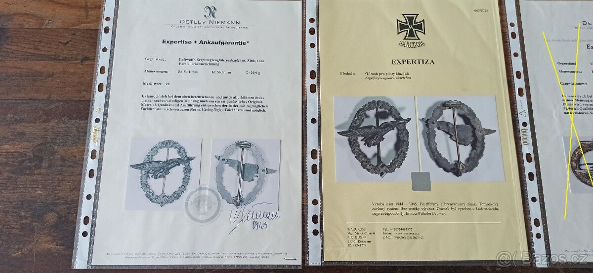 Německo bojové, válečné odznaky. - 2