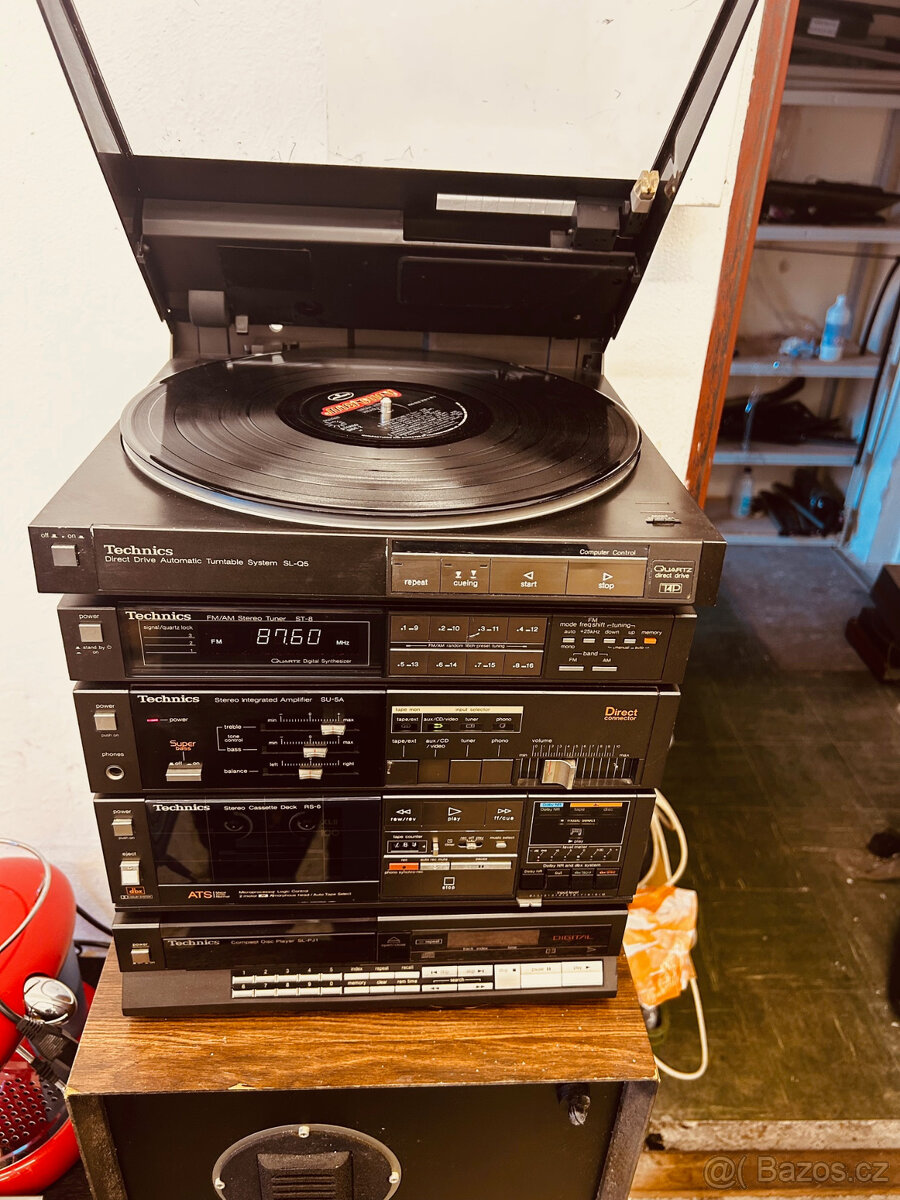 Technics midi sestava SU5A.ST8,RS6,SL-Q5,SL-PJ1,SB-X300A - 2
