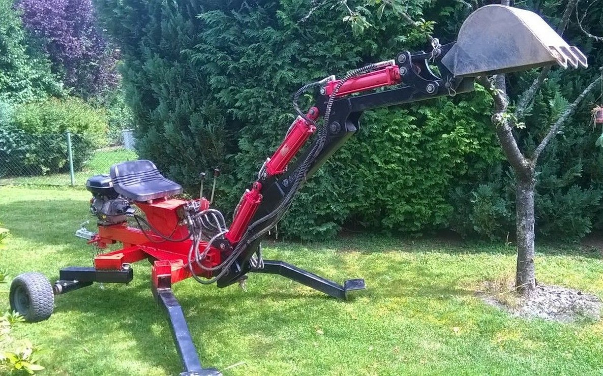 Minibagr, rypadlo-nakladač, kráčející bagr Jansen MB 300 plu - 2