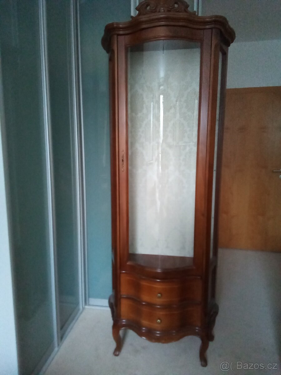italská luxusní starožitná vitrina - 2