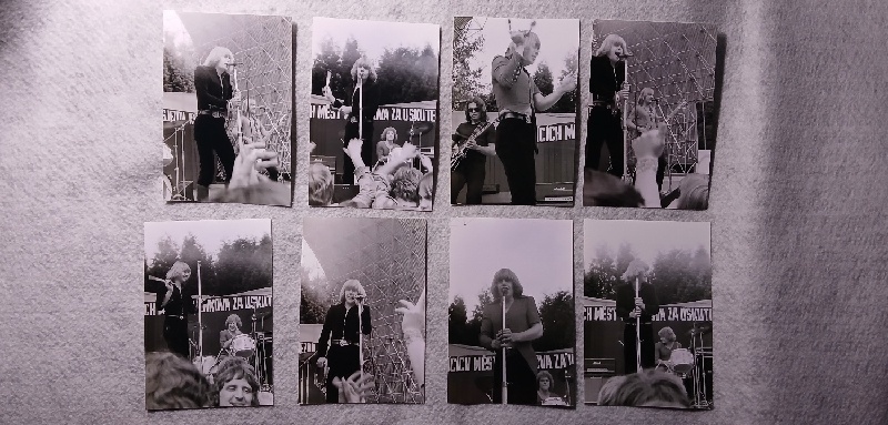 Jiří Schelinger fotky z koncertu v roce 1980 - 2