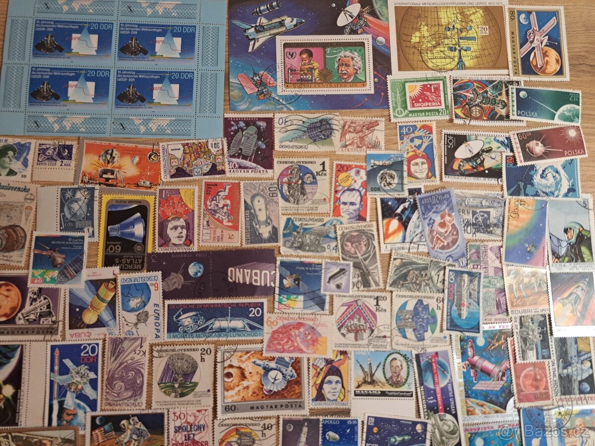 Sbírka známek vesmí - 2
