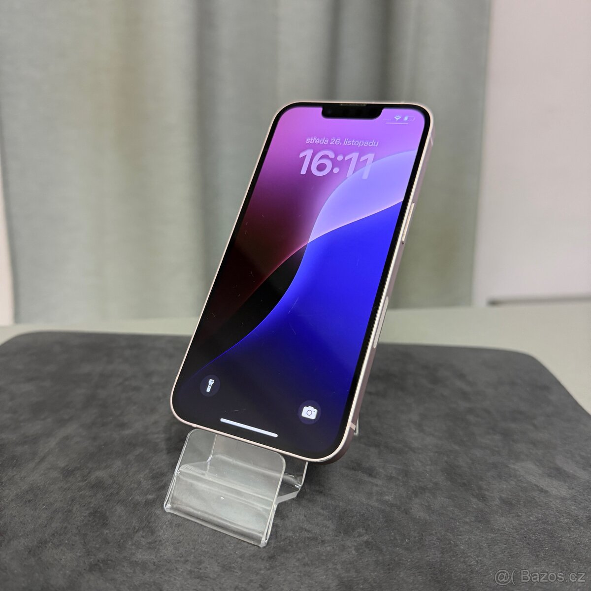 iPhone 13 128GB růžový, pěkný stav, 12 měsíců záruka - 2