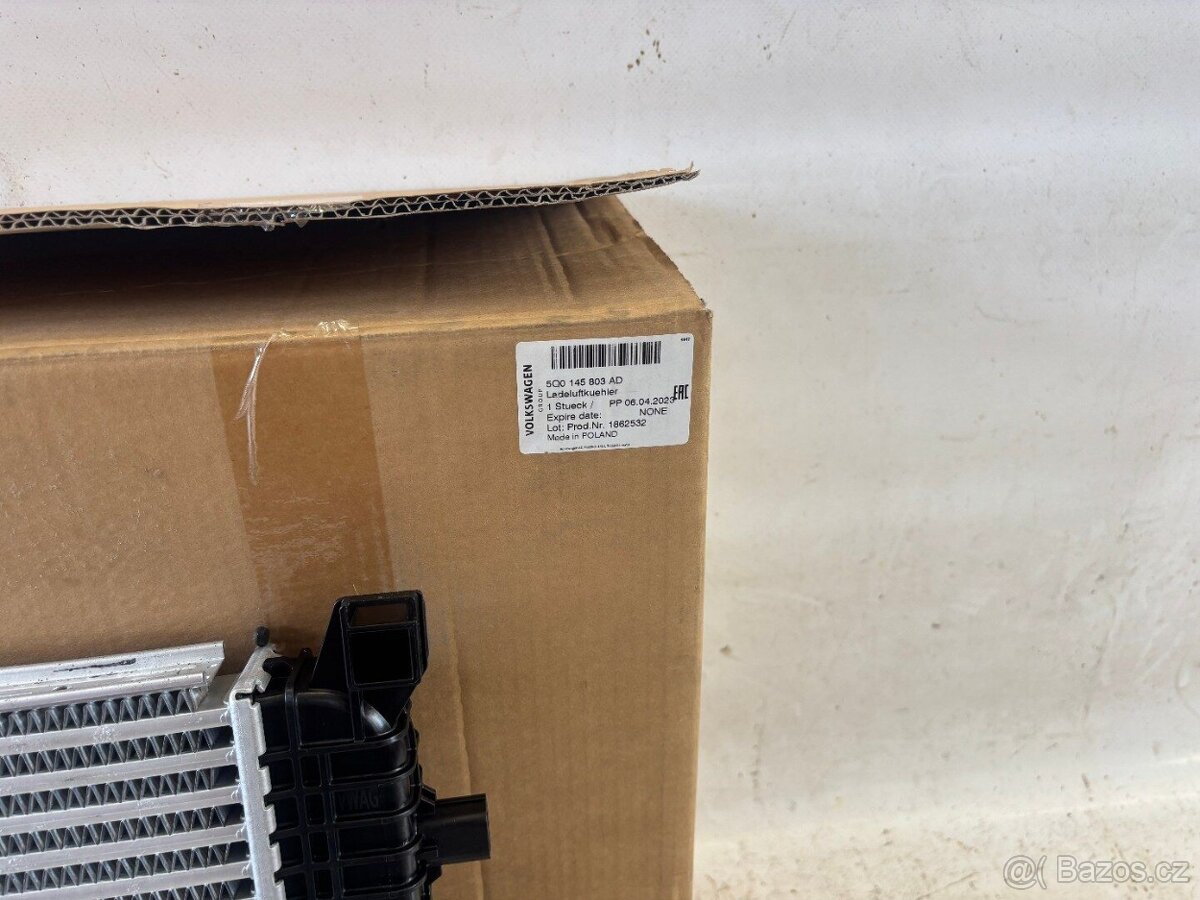 Intercooler 5Q0 145 803 AD - Škoda, VW, Audi nový - 2