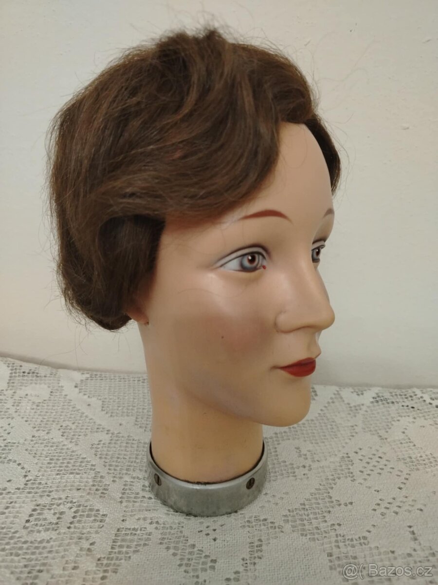 Starožitná figurína hlava - 2