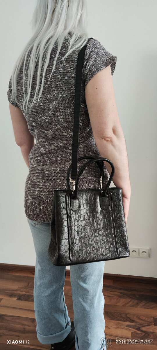 Luxusní kožená kabelka - 2