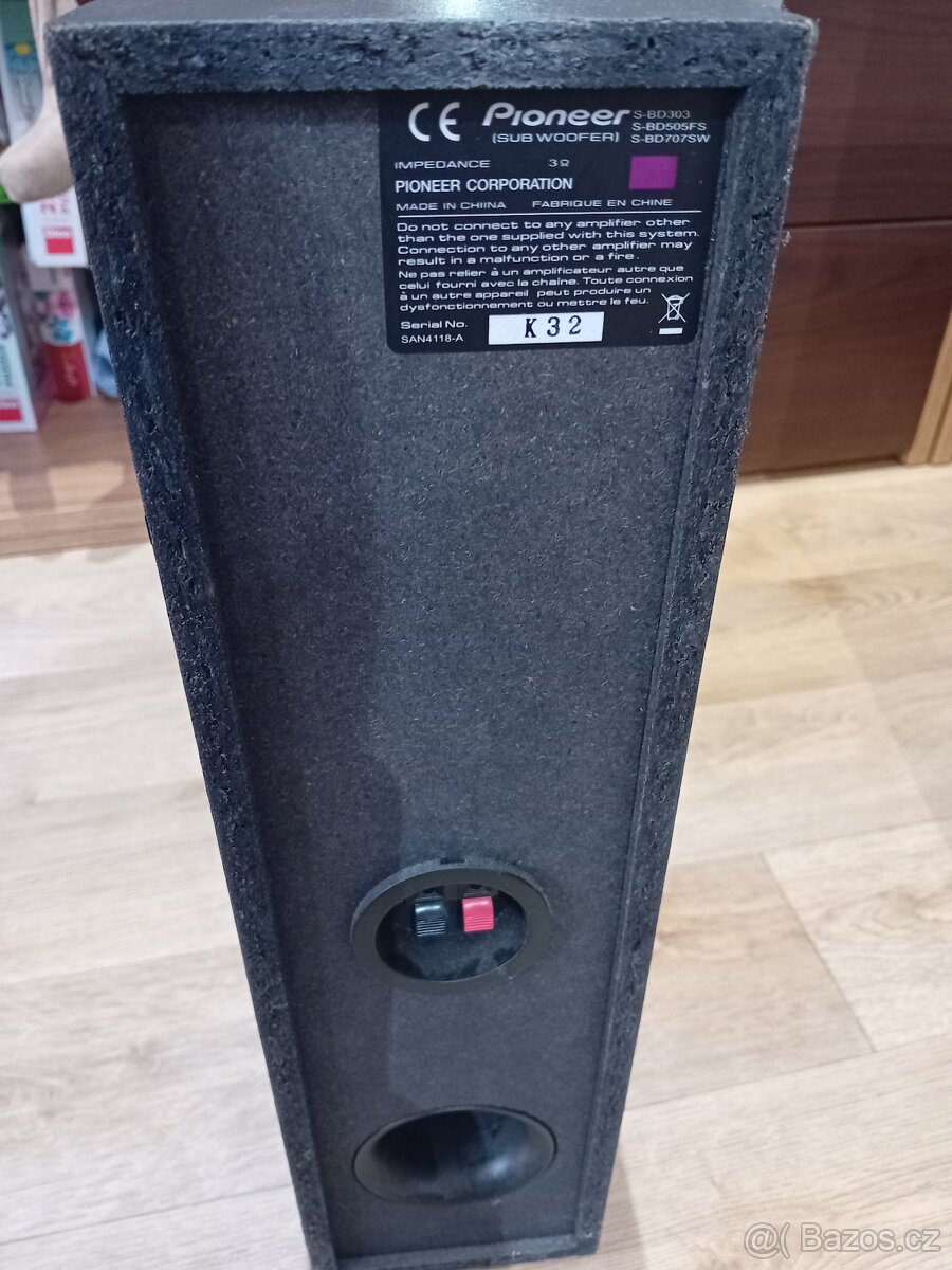 Pioneer pasivní Subwoofer ,Pěkný stav za pár kaček - 2