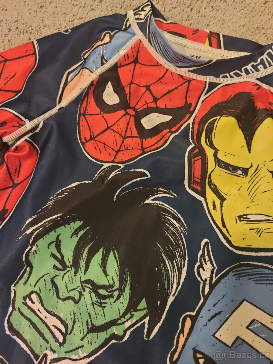 UV tričko a plavky H&M 122/128 - 2