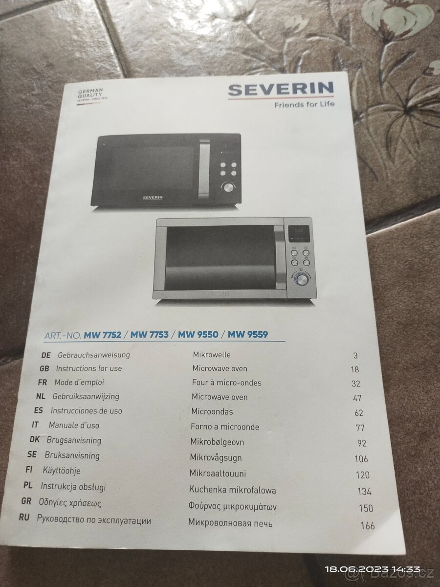 Severin mikrovlnná trouba - 2