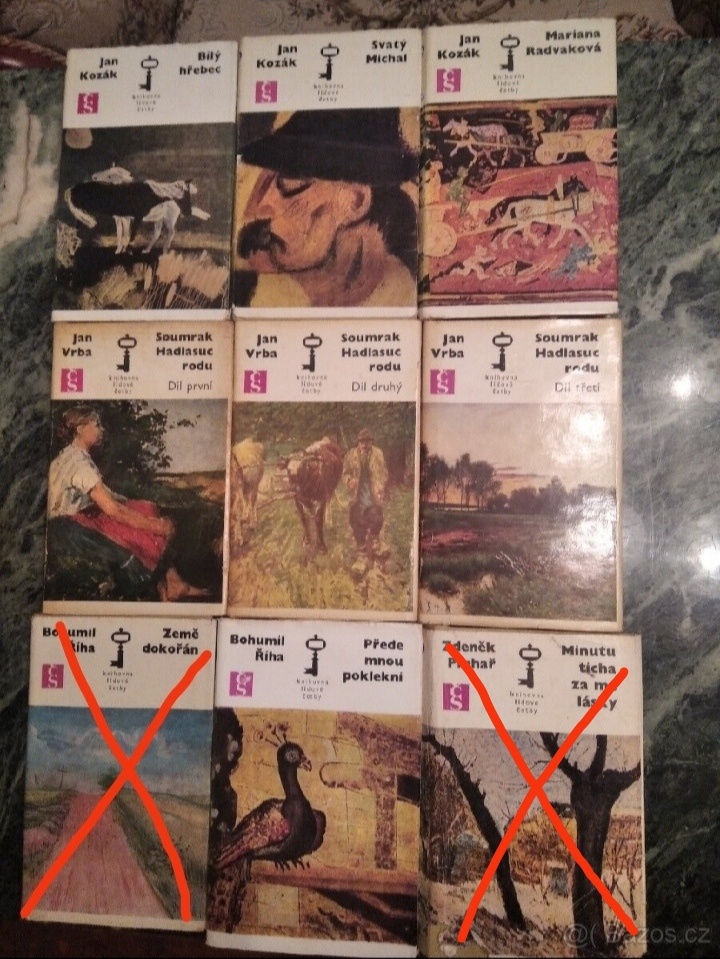 Knihy - knihovna lidové četby - 2