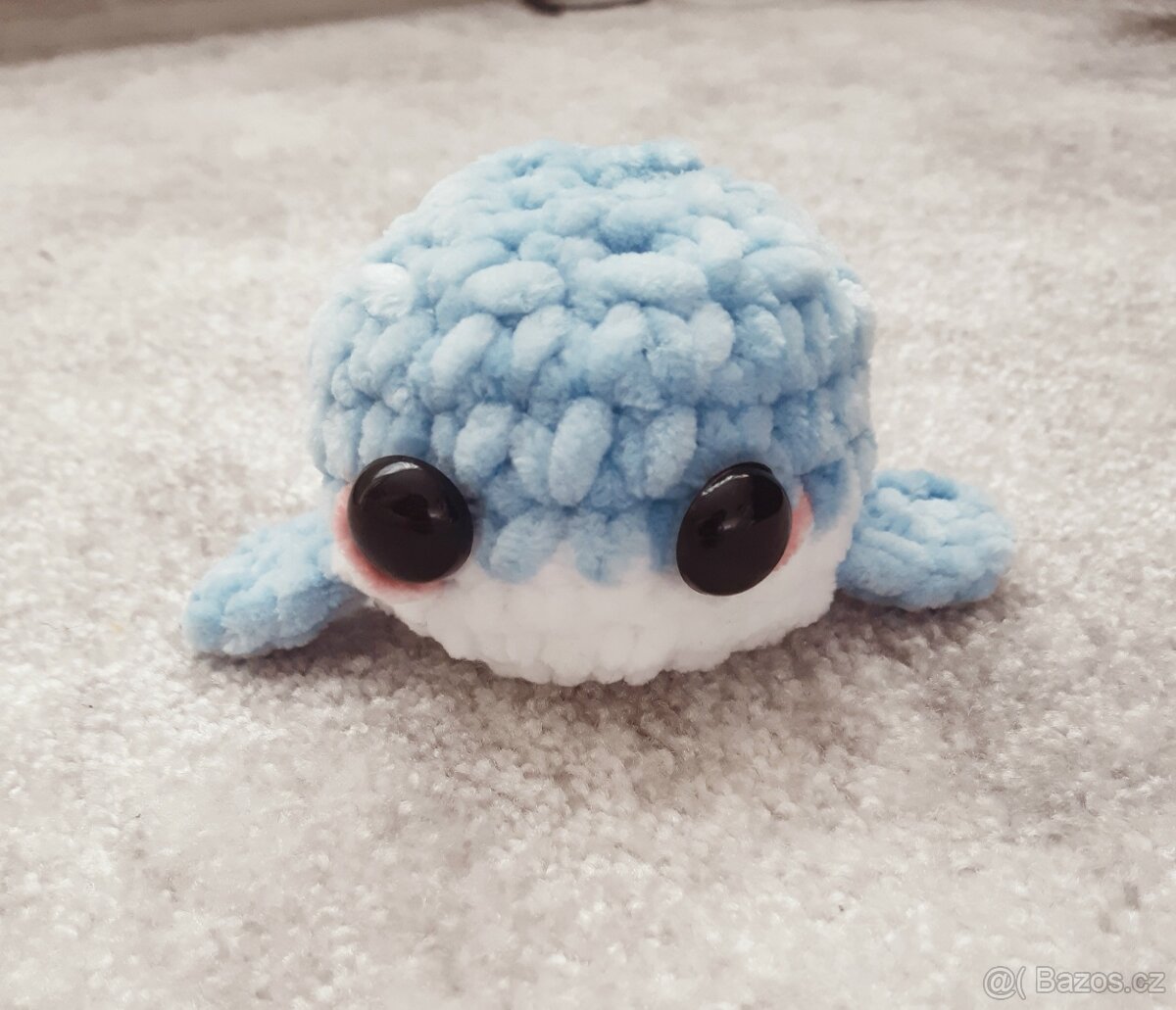 Háčkovaná velryba, srdíčko a mistička - 2