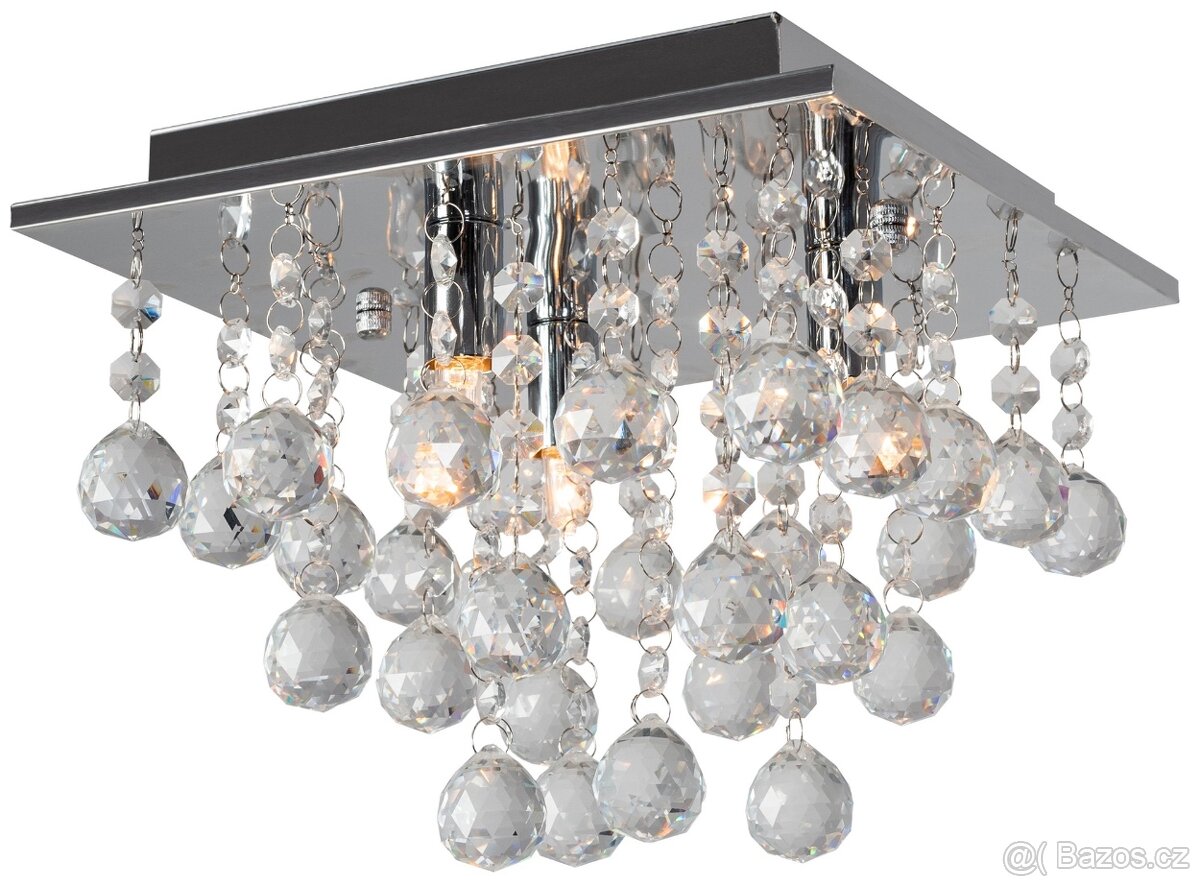 Lustr čtvercový krišťálový - 2