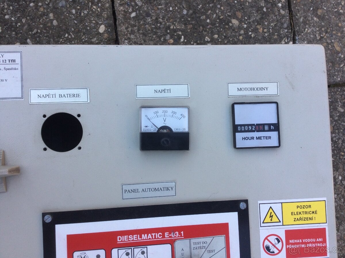 Rozvodná skříň/ elektrorozvaděč elektrocentrály - 2