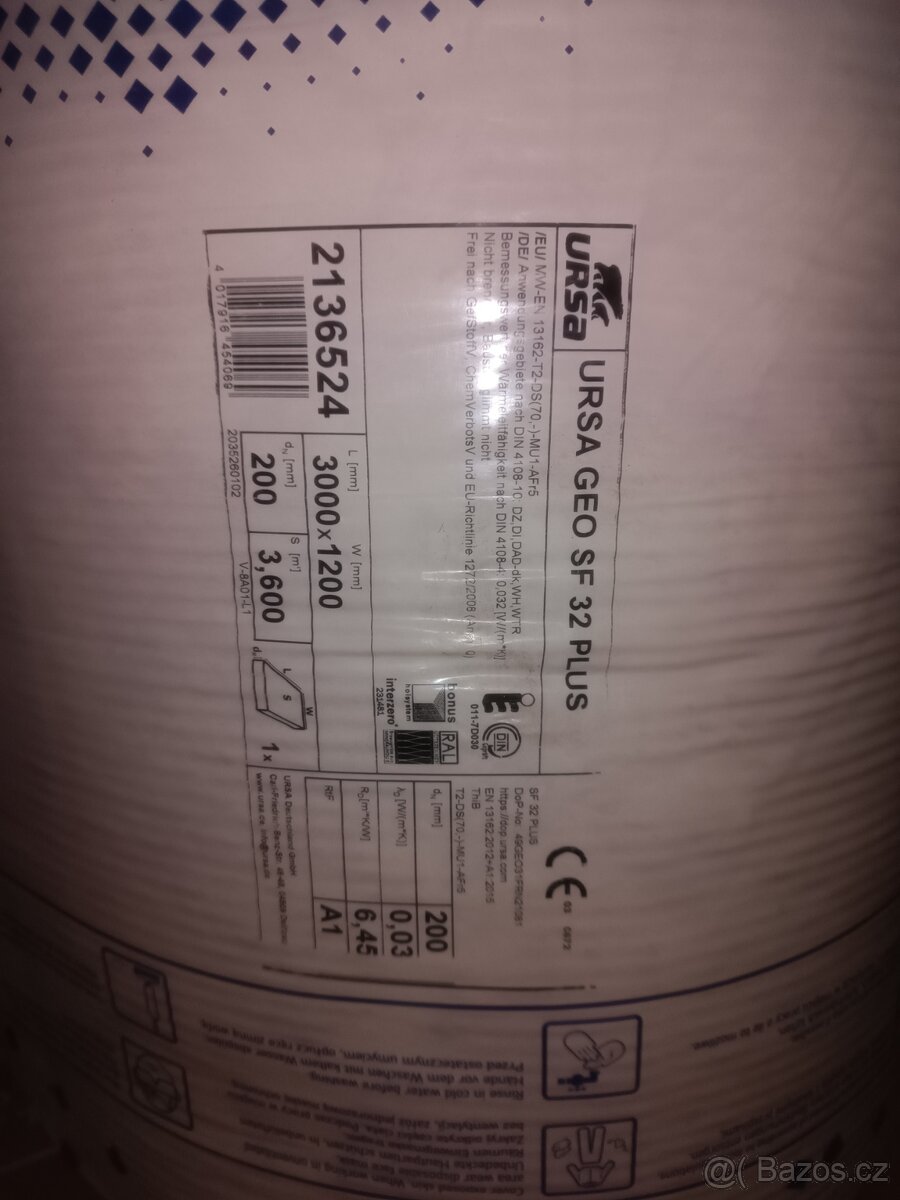 Izolační vata Ursa 32 plus - 2