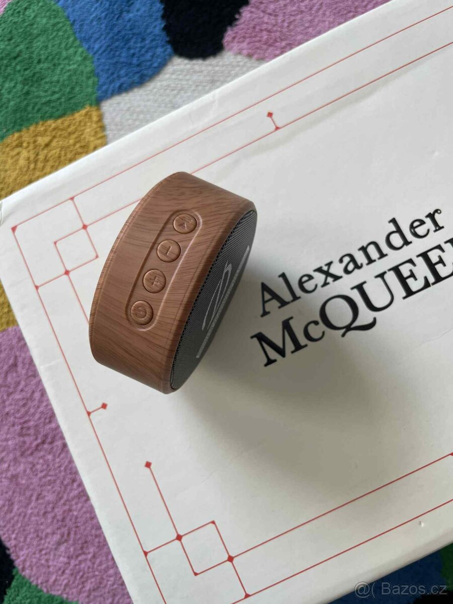 Davidoff Bluetooth reproduktor – dřevěný design, AUX, microS - 2