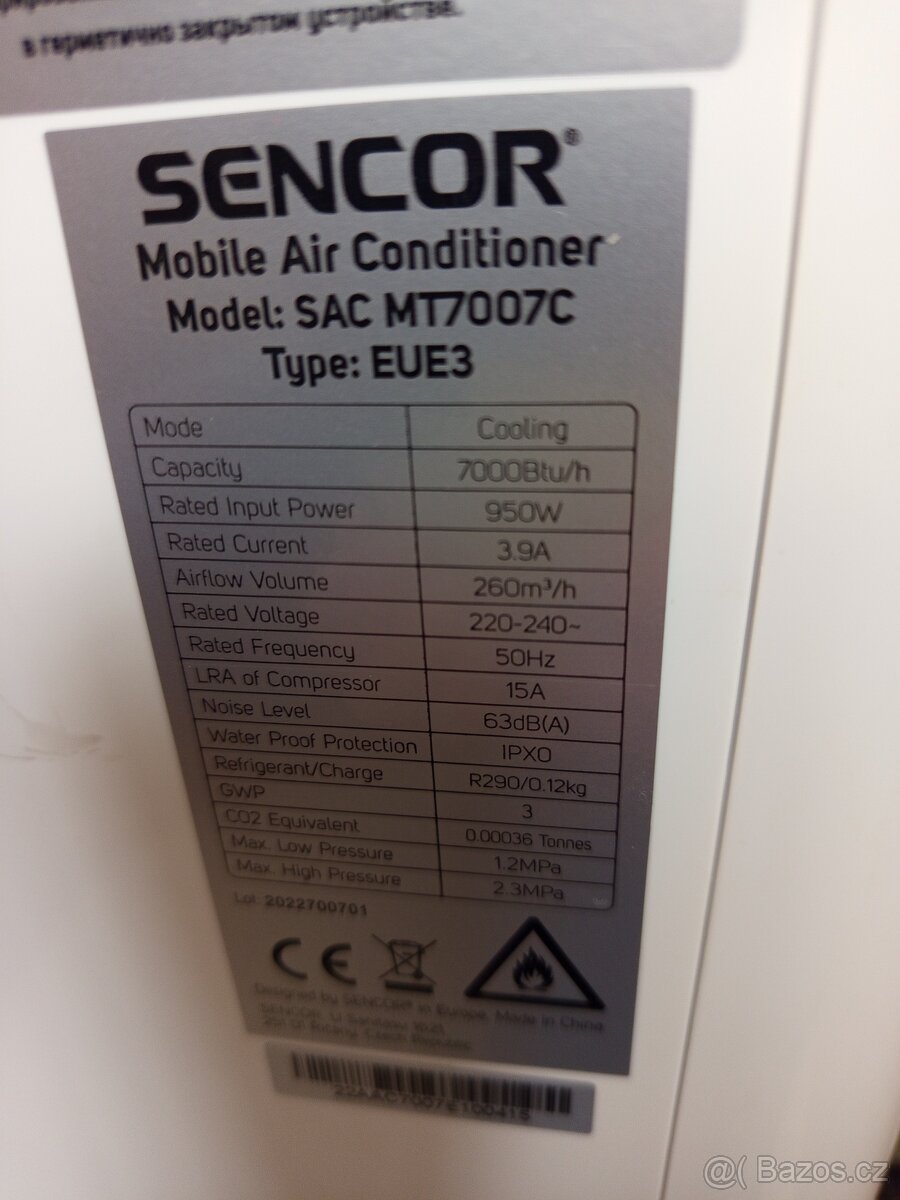 Klimatizace Sencor SAC MT7007V - 2