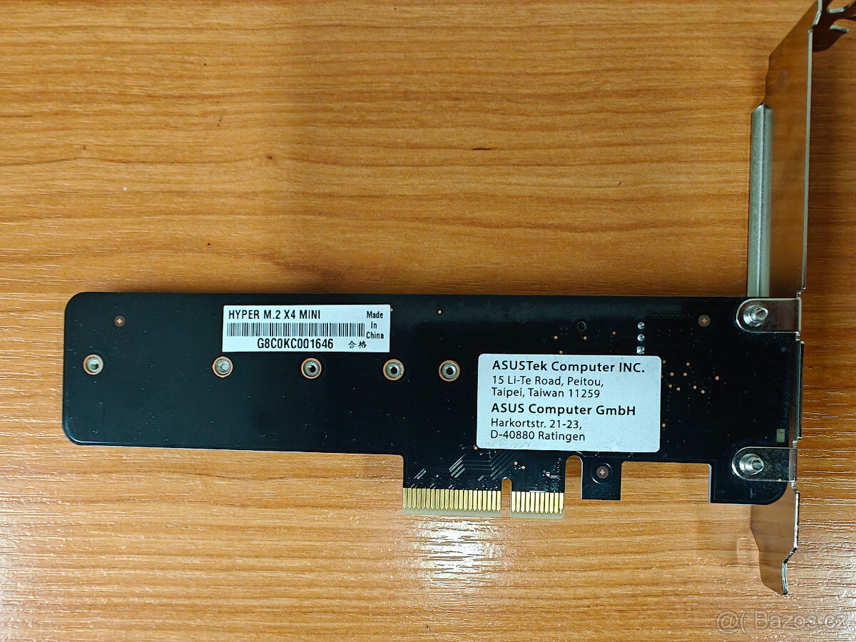 redukce ASUS Hyper M.2 X4 mini card - 2